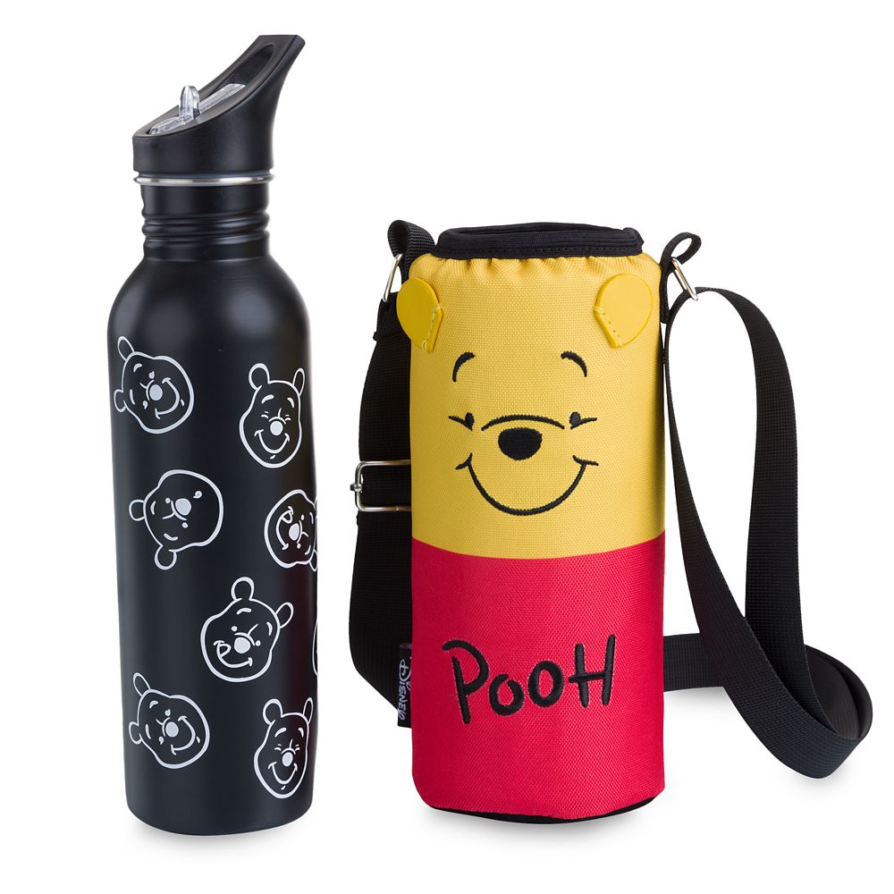 Winnie the Pooh Stainless Steel Water Bottle and Cooler Tote