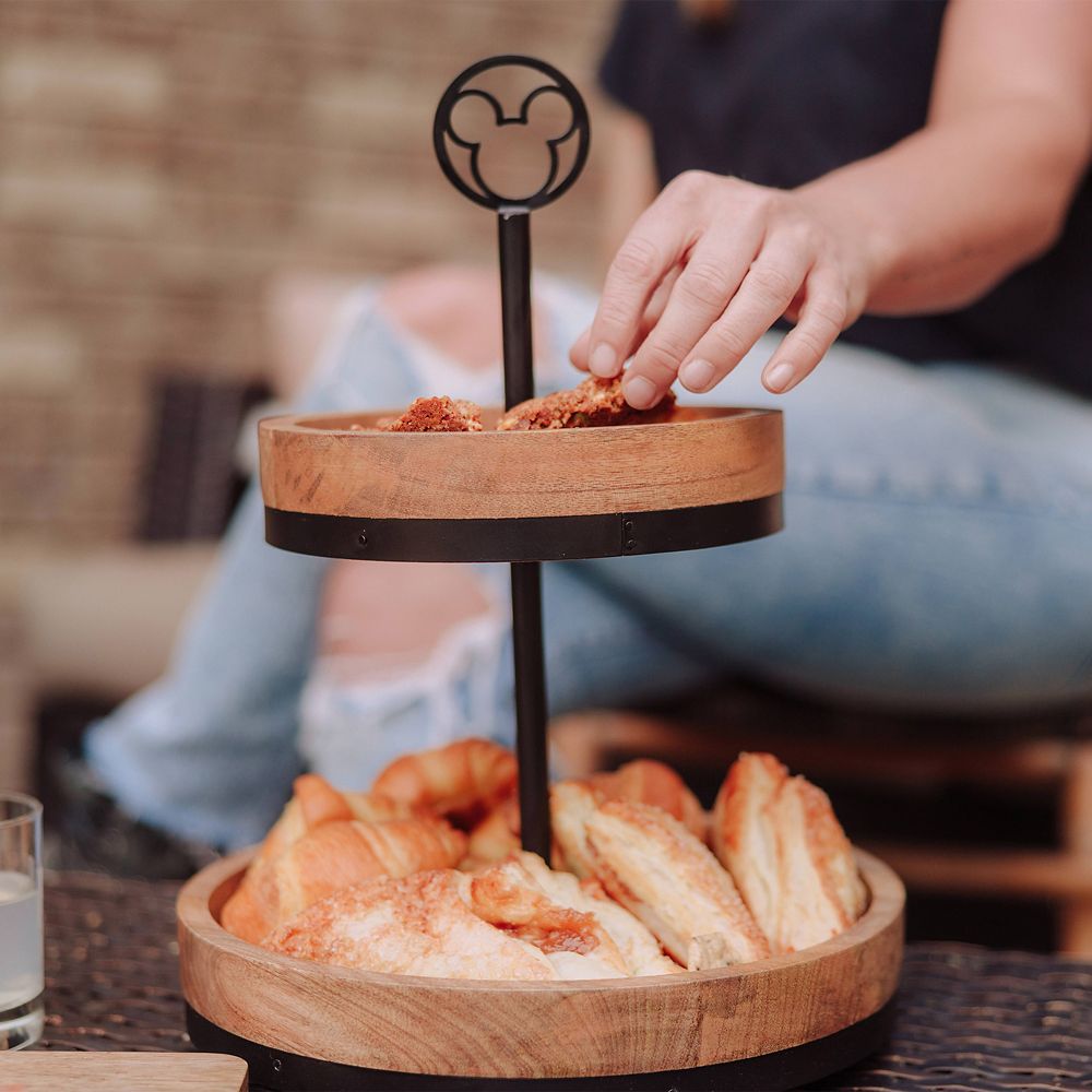 Mickey Mouse Icon Tiered Serving Tray