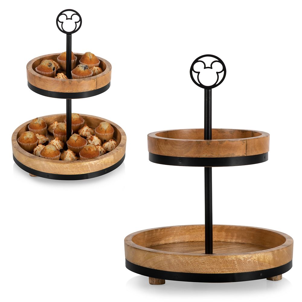 Mickey Mouse Icon Tiered Serving Tray