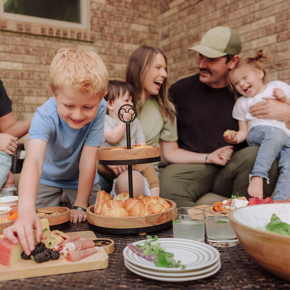 Mickey Mouse Icon Tiered Serving Tray