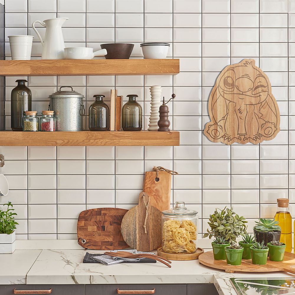 Stitch Wooden Serving Board &ndash; Lilo & Stitch
