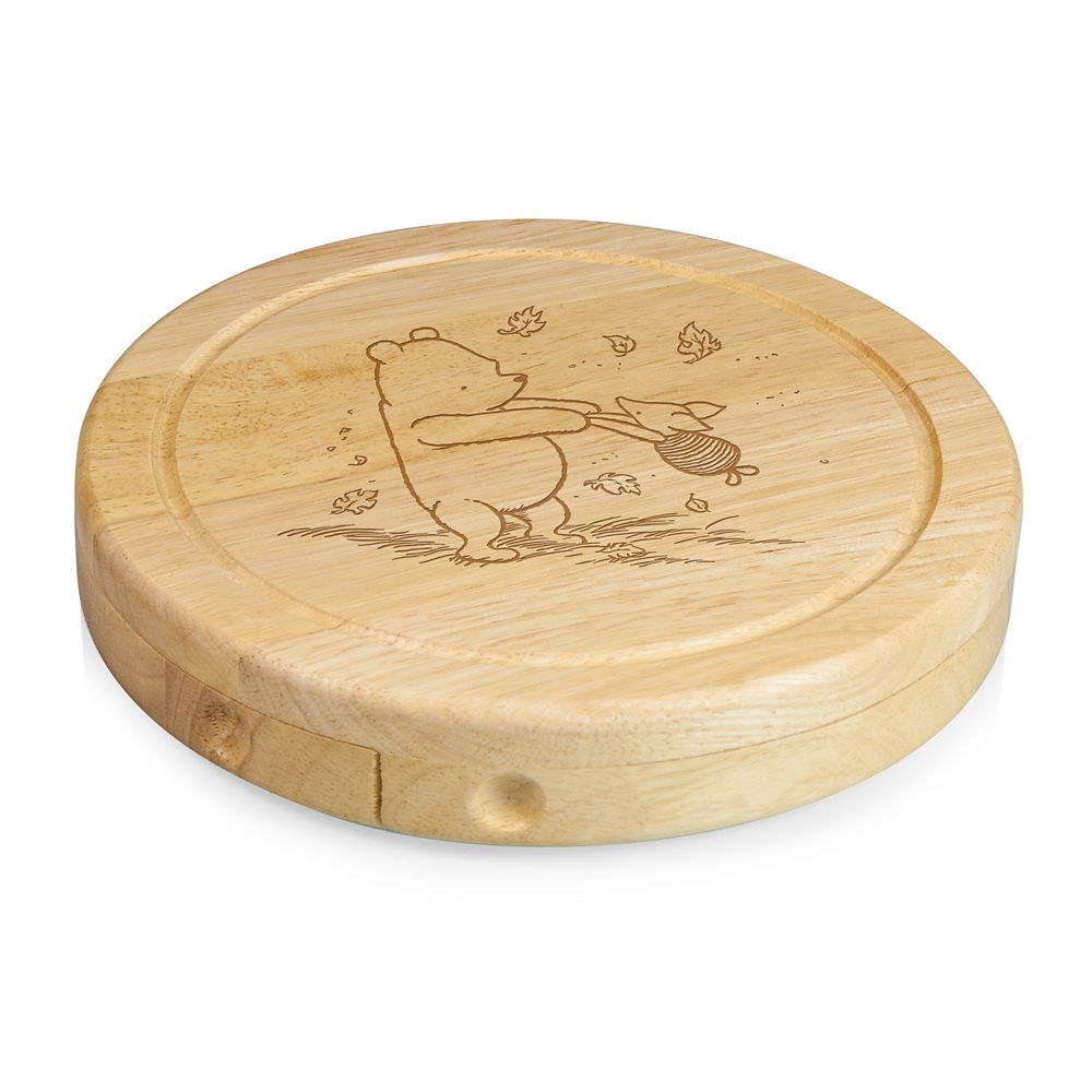 Winnie the Pooh and Piglet Cheese Board and Tools Set