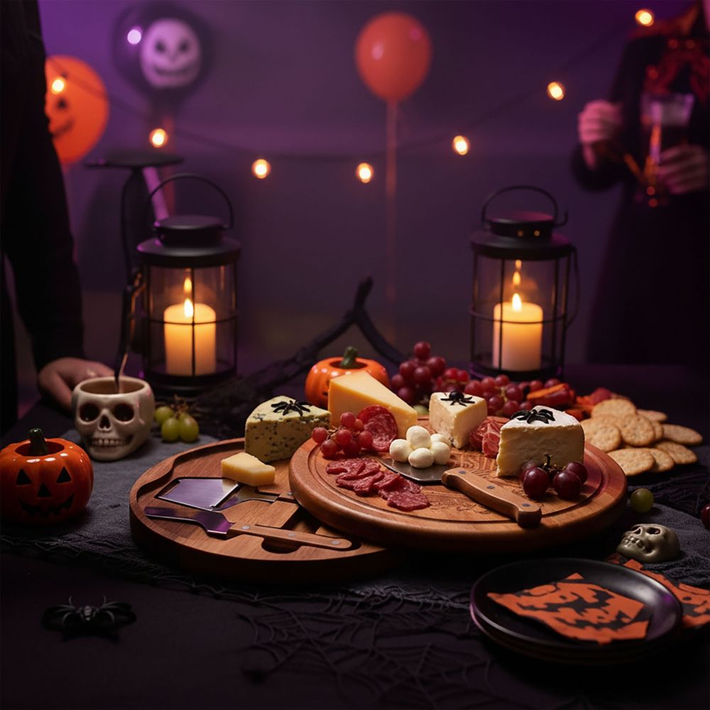 The Haunted Mansion Cheese Board and Tools Set by Picnic Time