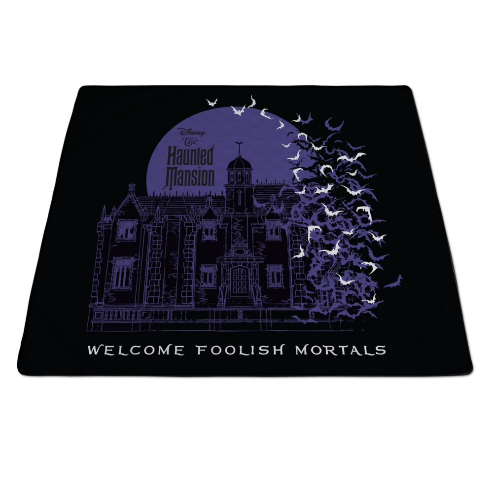 The Haunted Mansion Welcome Foolish Mortals Impresa Blanket by Picnic Time Official shopDisney