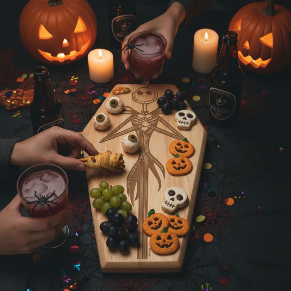 Jack Skellington Coffin Serving Board by Picnic Time &ndash; The Nightmare Before Christmas