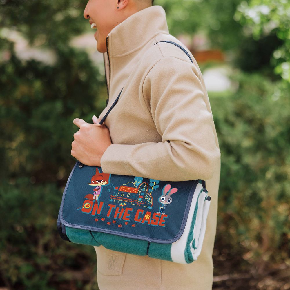 Zootopia Outdoor Water-Resistant Picnic Blanket Tote by Picnic Time