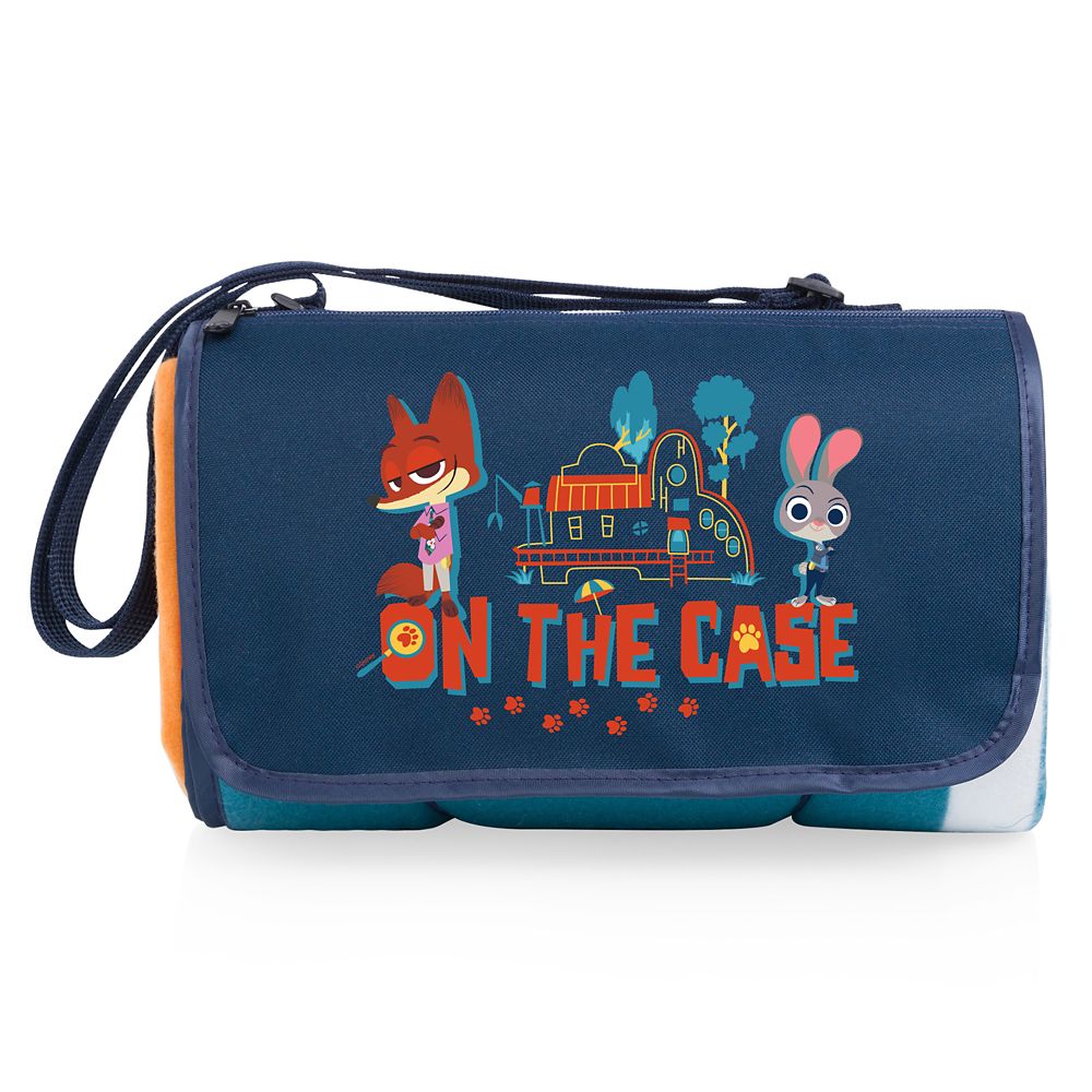 Zootopia Outdoor Water-Resistant Picnic Blanket Tote by Picnic Time
