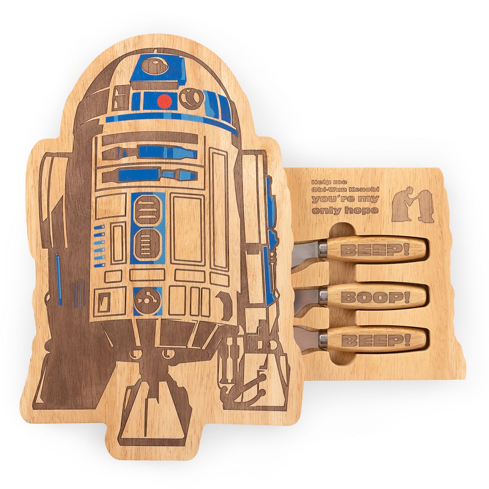 R2-D2 Cheese Board by Picnic Time - Star Wars