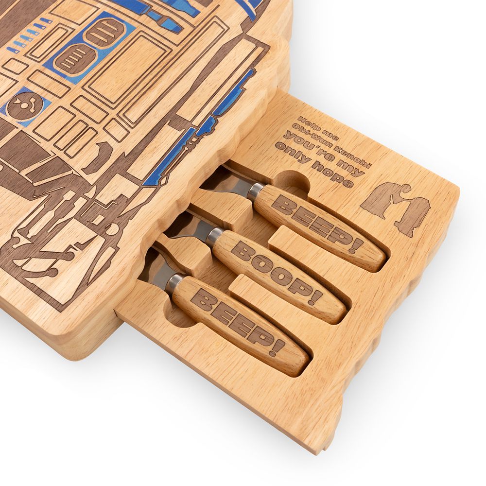 R2-D2 Cheese Board by Picnic Time - Star Wars