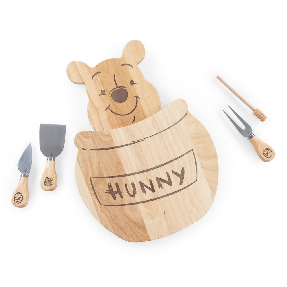 Winnie the Pooh Honey Pot Charcuterie Board Set with Tools by Picnic Time