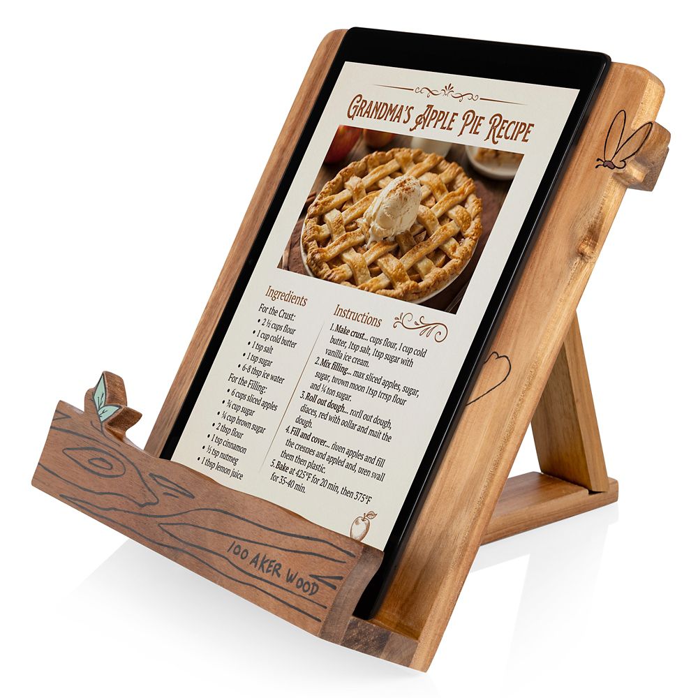 Winnie the Pooh Wooden Cookbook & Recipe Stand by Picnic Time