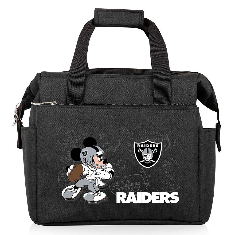 Mickey Mouse x NFL Las Vegas Raiders On the Go Lunch Bag Cooler by Picnic Time