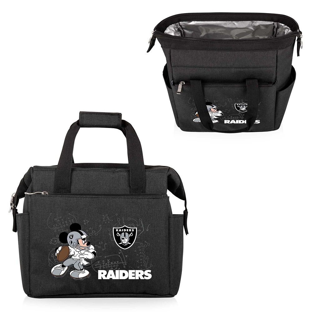 Mickey Mouse x NFL Las Vegas Raiders On the Go Lunch Bag Cooler by Picnic Time