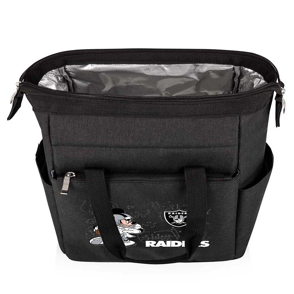 Mickey Mouse x NFL Las Vegas Raiders On the Go Lunch Bag Cooler by Picnic Time