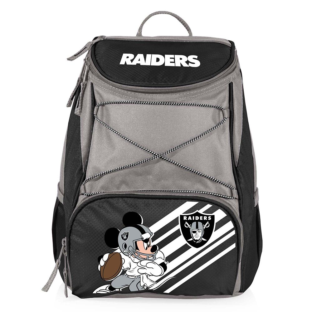 Mickey Mouse x NFL Las Vegas Raiders PTX Backpack Cooler by Picnic Time