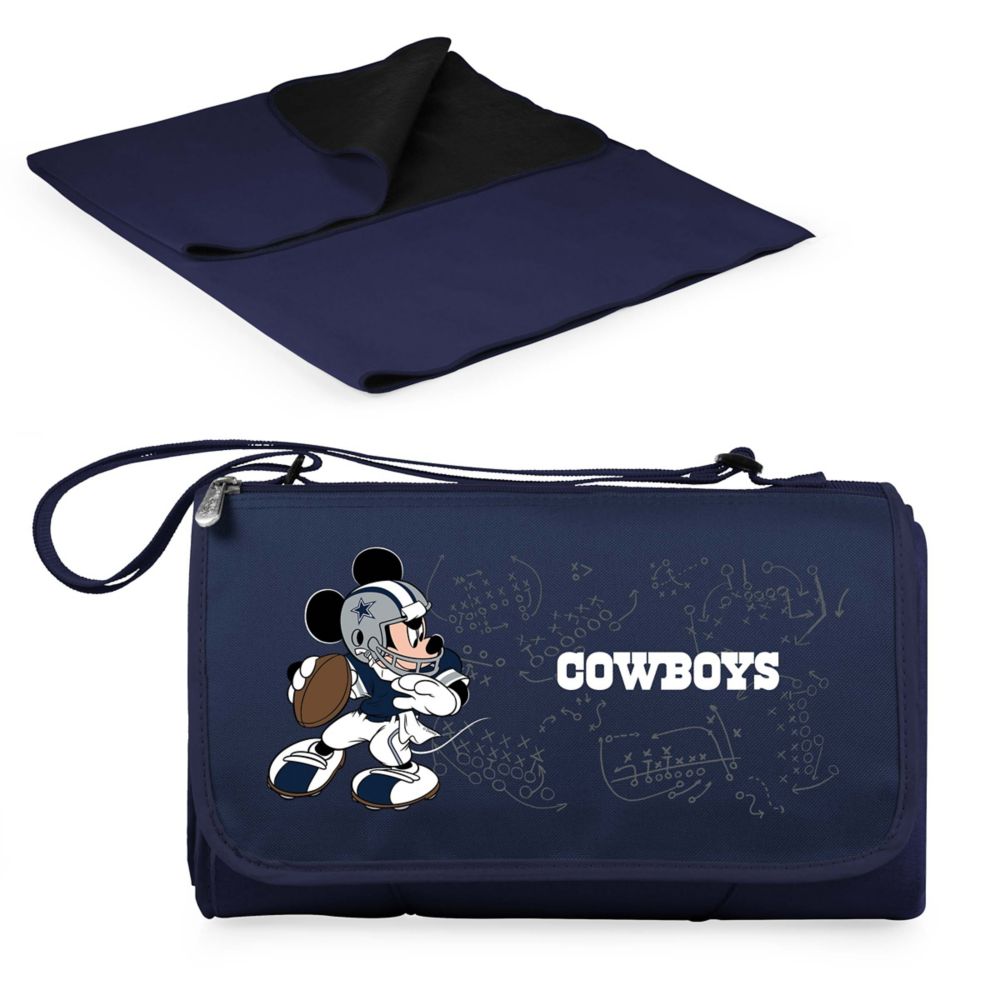 Mickey Mouse x NFL Dallas Cowboys Outdoor Picnic Blanket Tote by Picnic Time