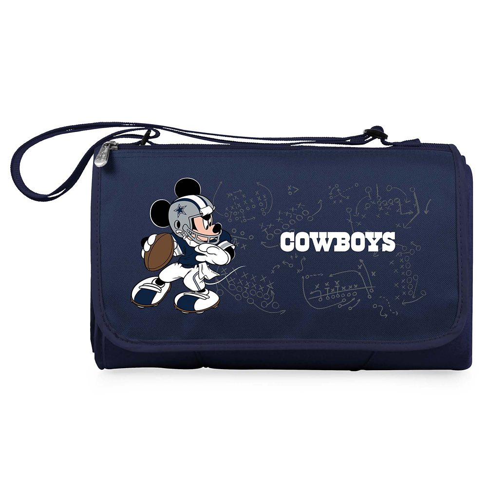 Mickey Mouse x NFL Dallas Cowboys Outdoor Picnic Blanket Tote by Picnic Time
