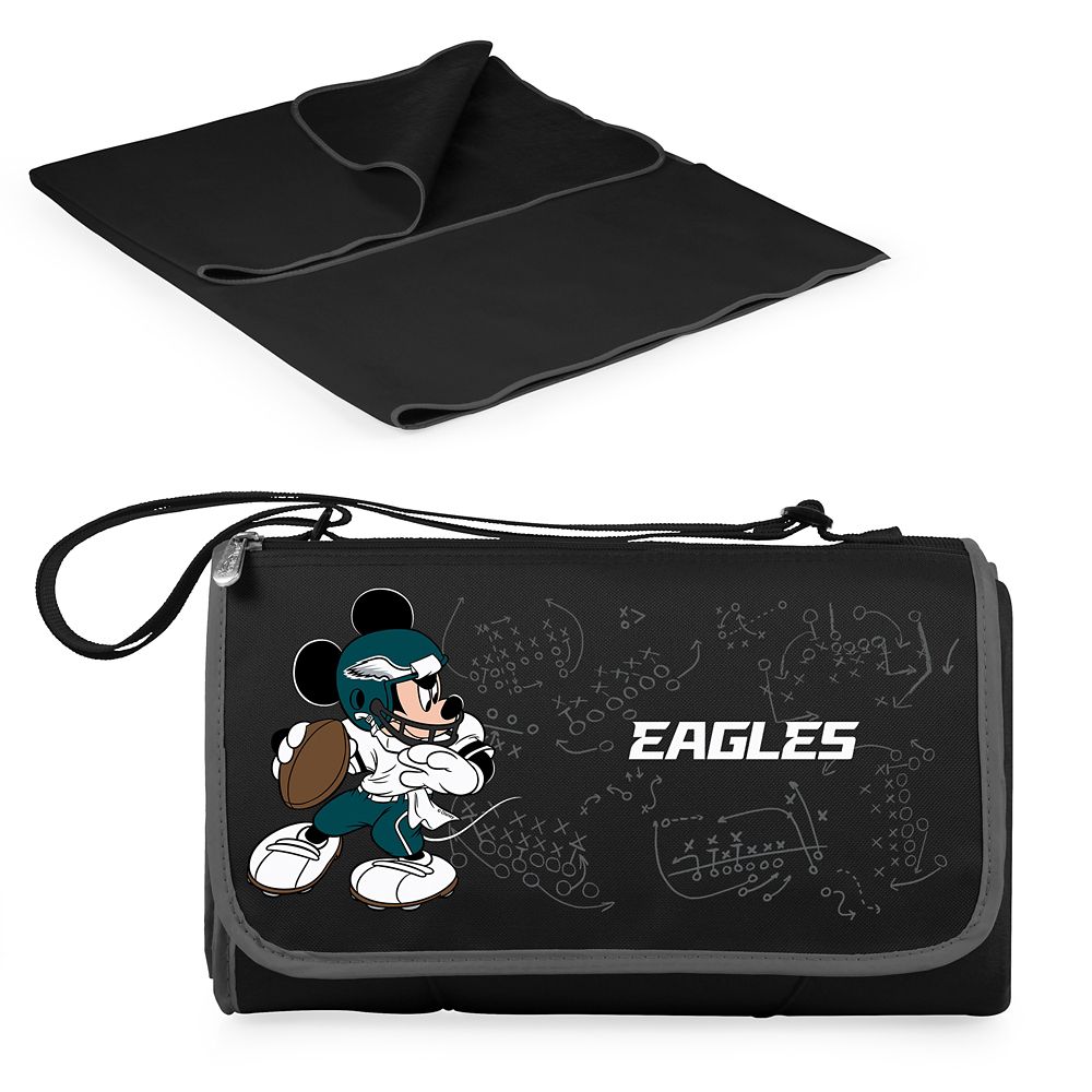 Mickey Mouse x NFL Philadelphia Eagles Outdoor Picnic Blanket Tote by Picnic Time