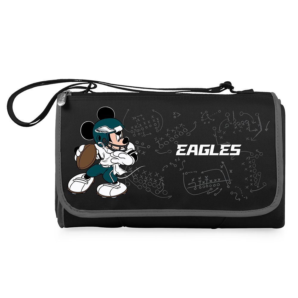 Mickey Mouse x NFL Philadelphia Eagles Outdoor Picnic Blanket Tote by Picnic Time