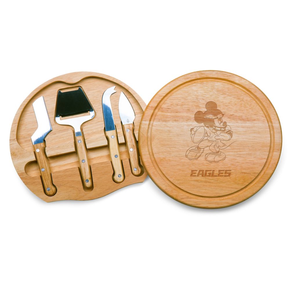 Mickey Mouse x NFL Philadelphia Eagles Circo Cheese Board and Tools Set by Picnic Time