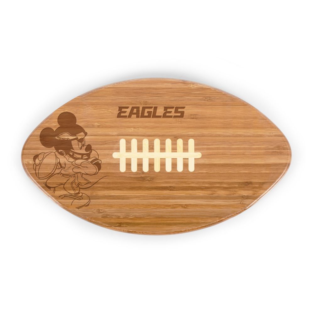 Mickey Mouse x NFL Philadelphia Eagles Touchdown! Football Cutting Board and Serving Tray by Picnic Time