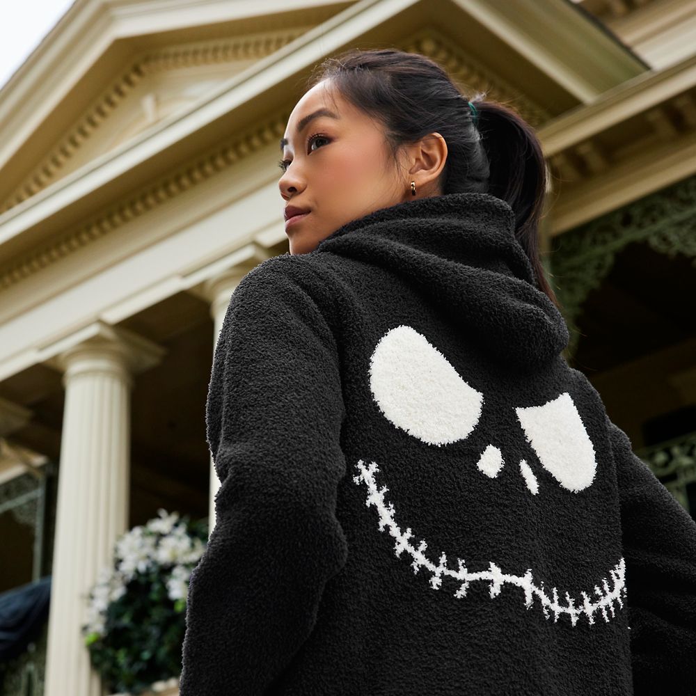 Jack Skellington CozyChic&reg; Zip Hoodie for Adults by Barefoot Dreams &ndash; The Nightmare Before Christmas