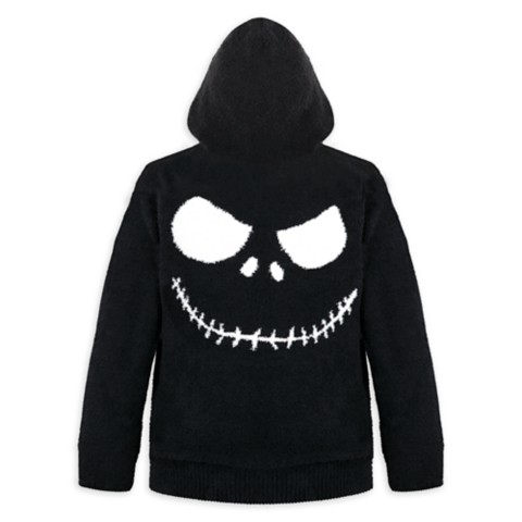 Худи Barefoot Dreams Jack Skellington CozyChic® Zip for Adults by Barefoot Dreams – The Nightmare Before Christmas