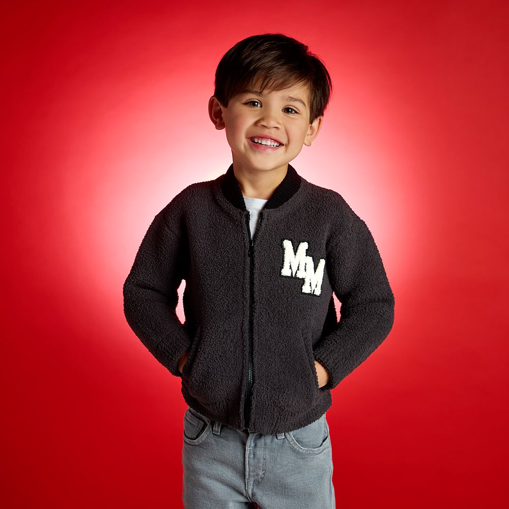 Mickey Mouse CozyChic&reg; Varsity Jacket for Kids by Barefoot Dreams
