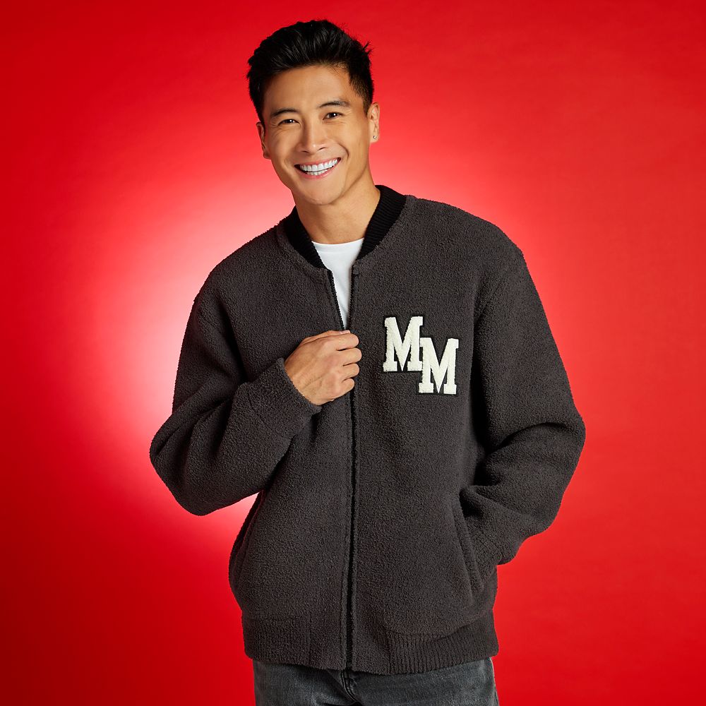 Mickey Mouse CozyChic&reg; Varsity Jacket for Adults by Barefoot Dreams