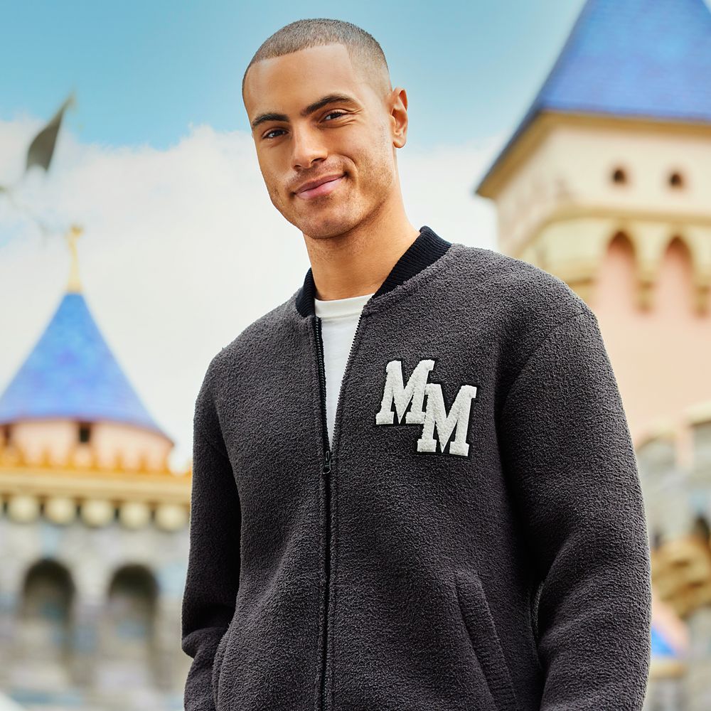 Mickey Mouse CozyChic&reg; Varsity Jacket for Adults by Barefoot Dreams