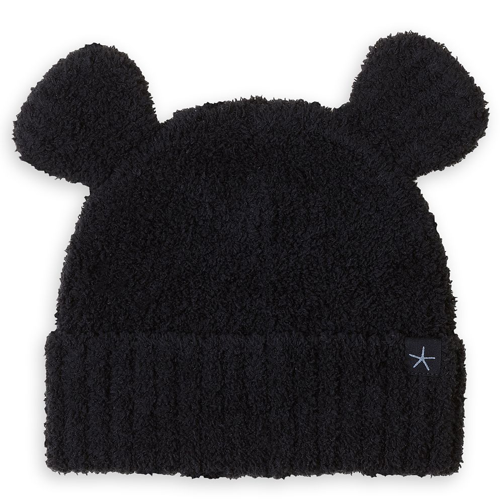 Mickey Mouse Beanie Hat for Kids by Barefoot Dreams &ndash; Black