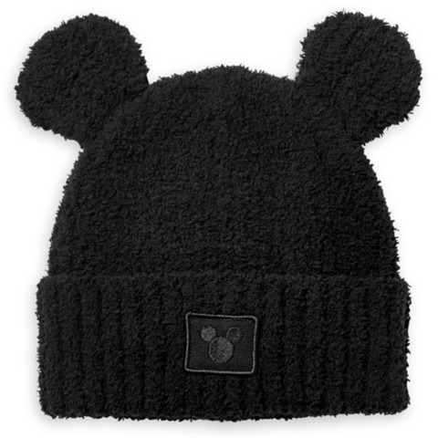 Шапки Barefoot Dreams Mickey Mouse Beanie Hat for Adults by Barefoot Dreams – Black
