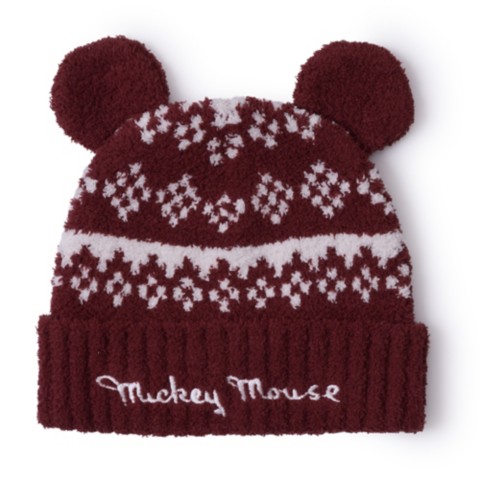 Шапки Barefoot Dreams Mickey Mouse Fair Isle Ear Hat Beanie for Adults by