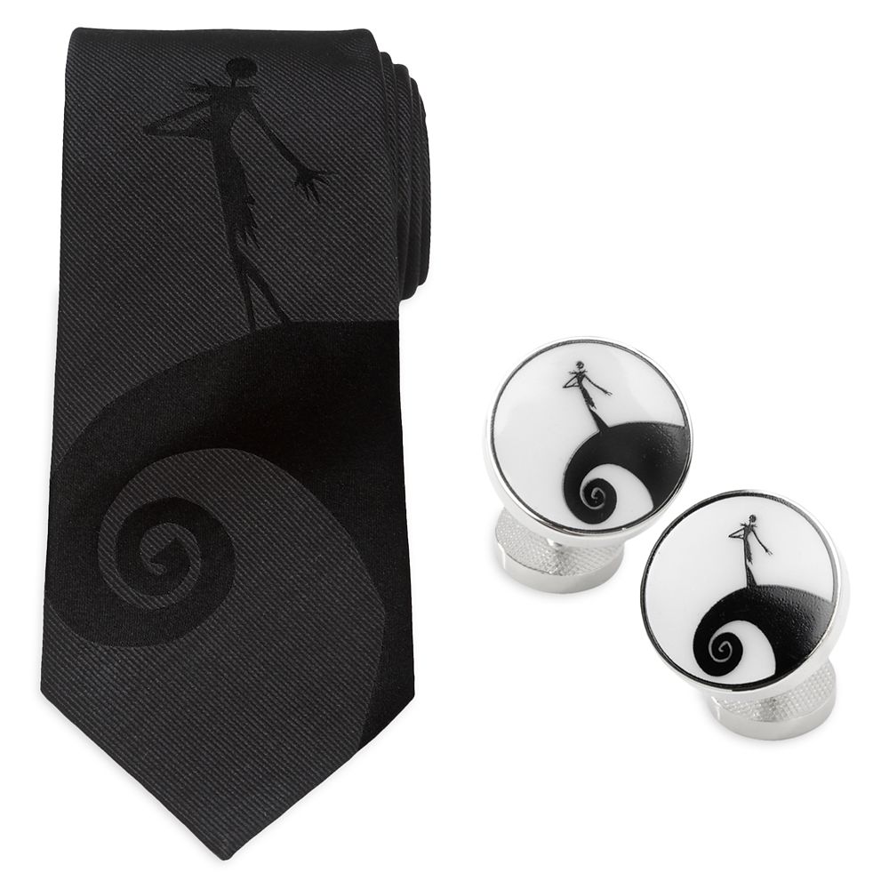 Jack Skellington Cufflinks and Tie Set The Nightmare Before Christmas Official shopDisney
