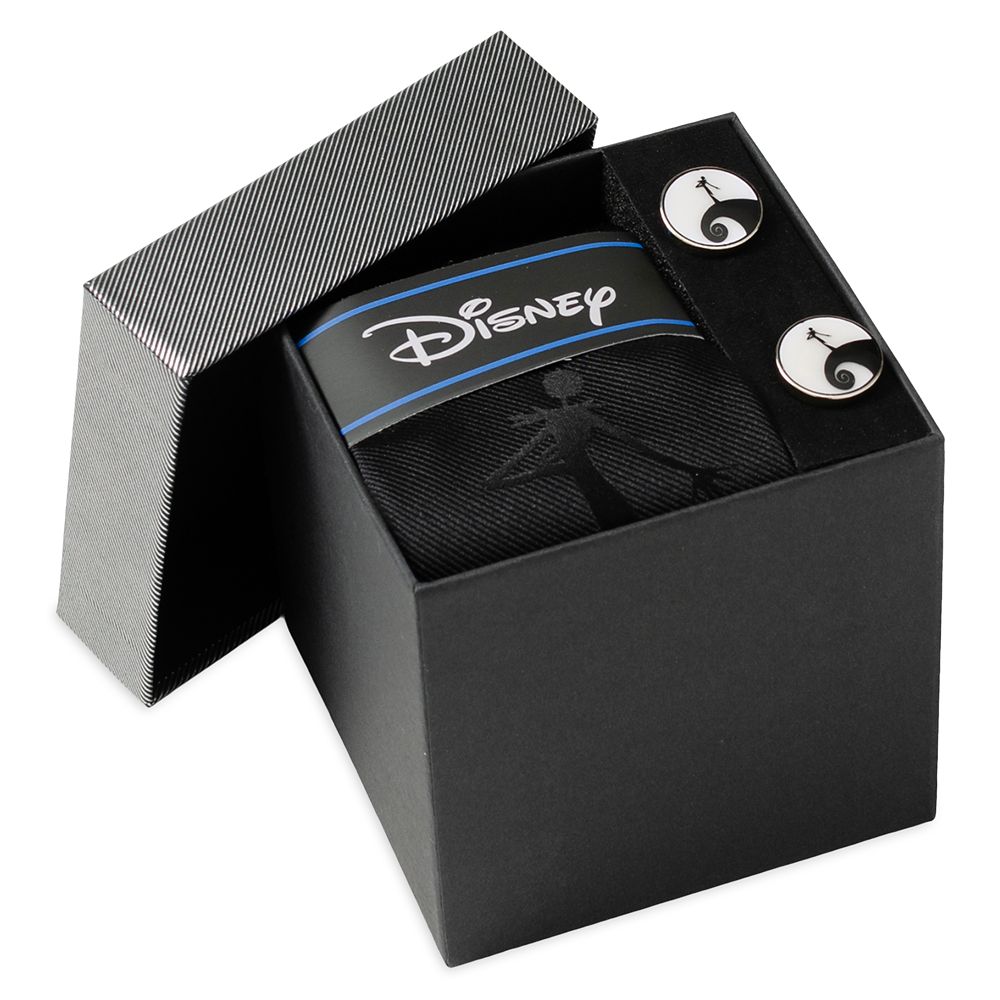 Jack Skellington Cufflinks and Tie Set &ndash; The Nightmare Before Christmas