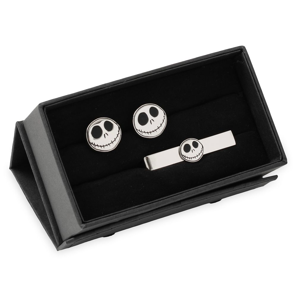 Jack Skellington Cufflinks and Tie Clip Set &ndash; The Nightmare Before Christmas