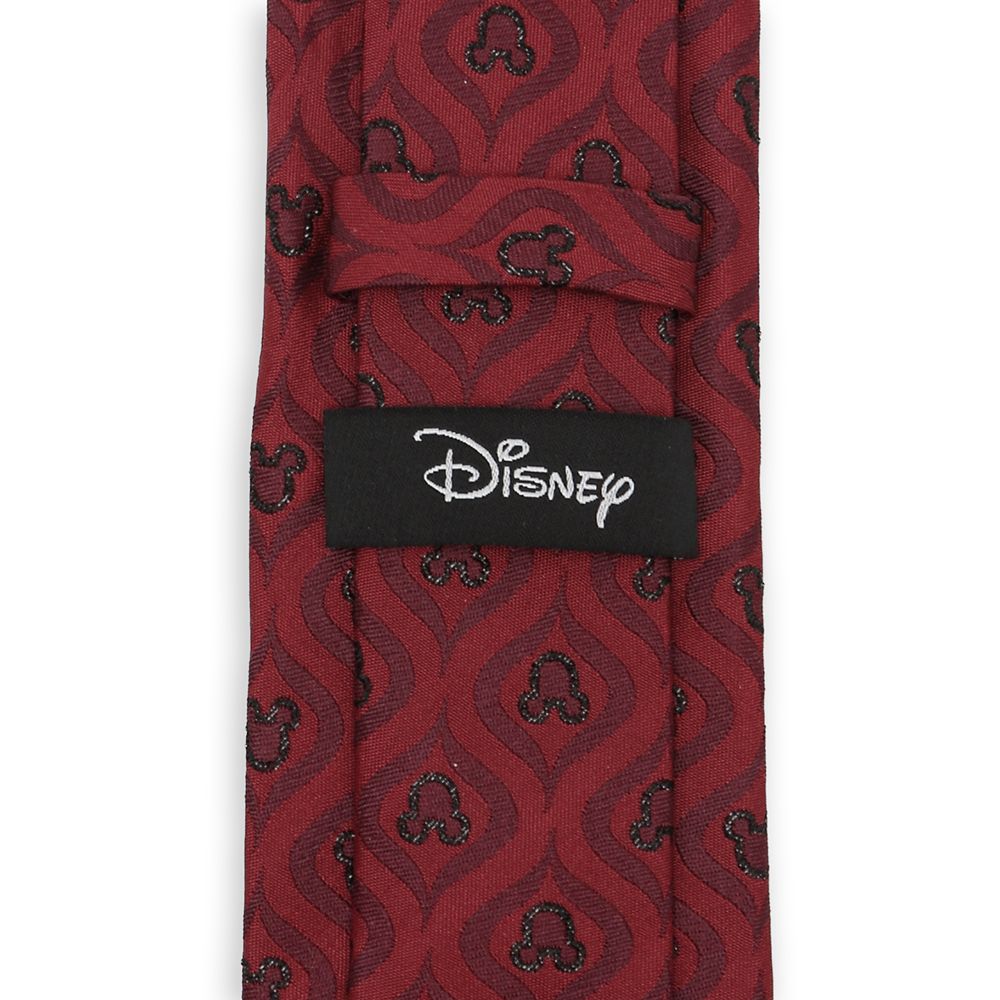 Mickey Mouse Icon Holiday Silk Tie for Adults