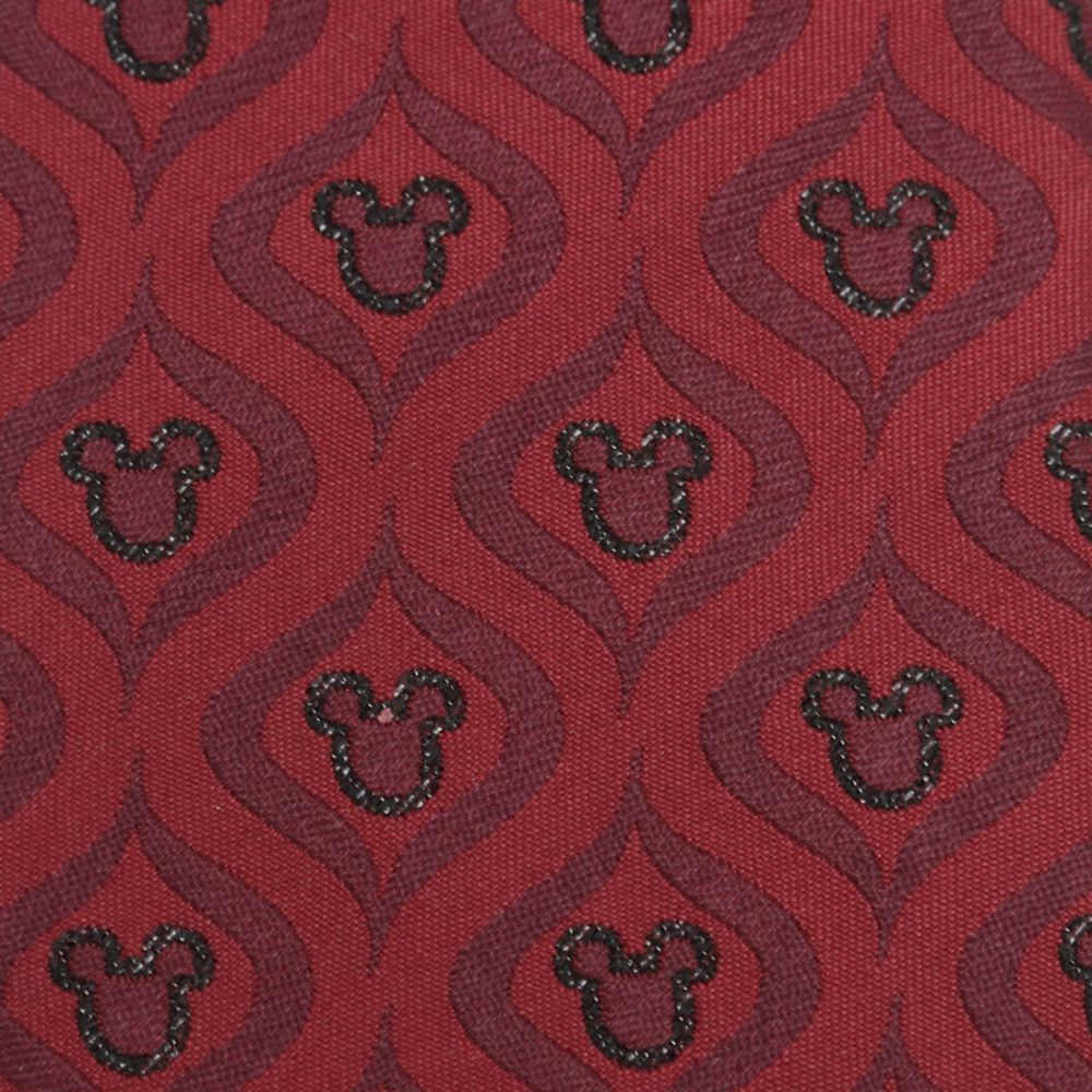 Mickey Mouse Icon Holiday Silk Tie for Adults