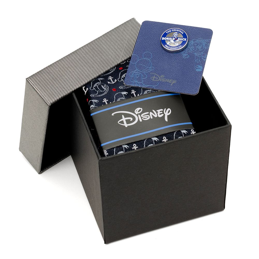 Donald Duck Tie and Lapel Pin Gift Set