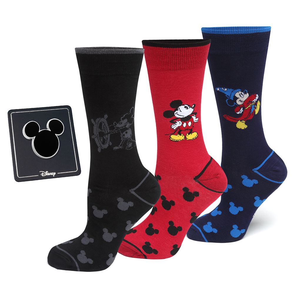 Mickey Mouse 90th Anniversary Socks Gift Set for Adults Official shopDisney