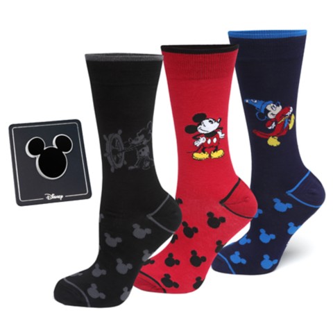 Носки Disney Mickey Mouse 90th Anniversary Socks Gift Set for Adults