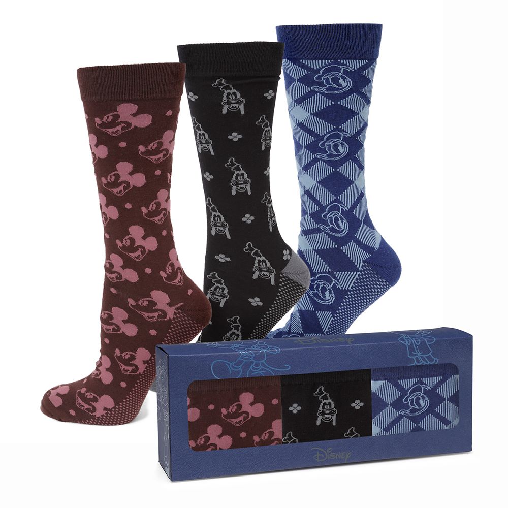 Mickey Mouse and Friends Multicolored Socks Gift Set for Adults