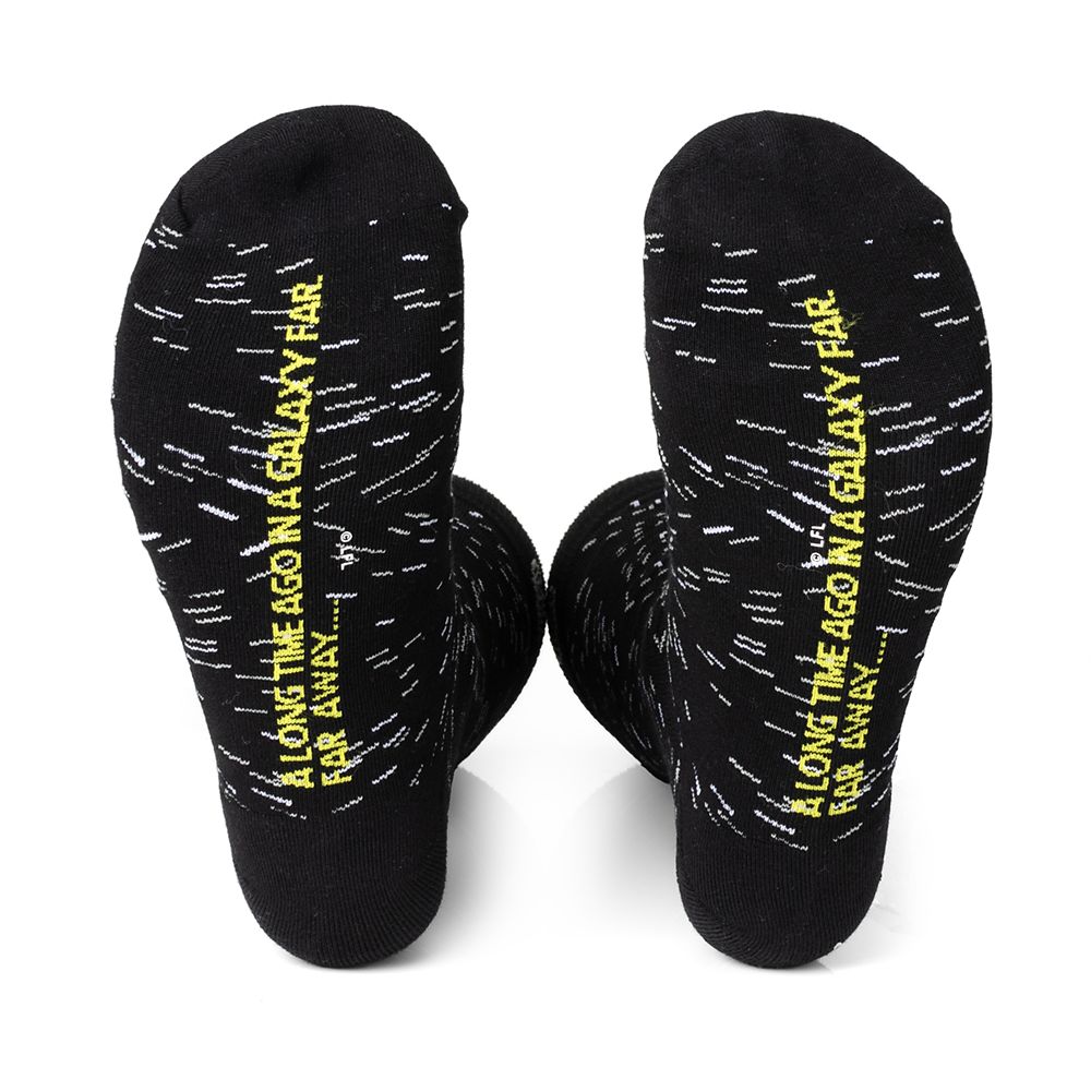 Star Wars Hyperspace Hidden Message Black Socks Gift Set for Adults