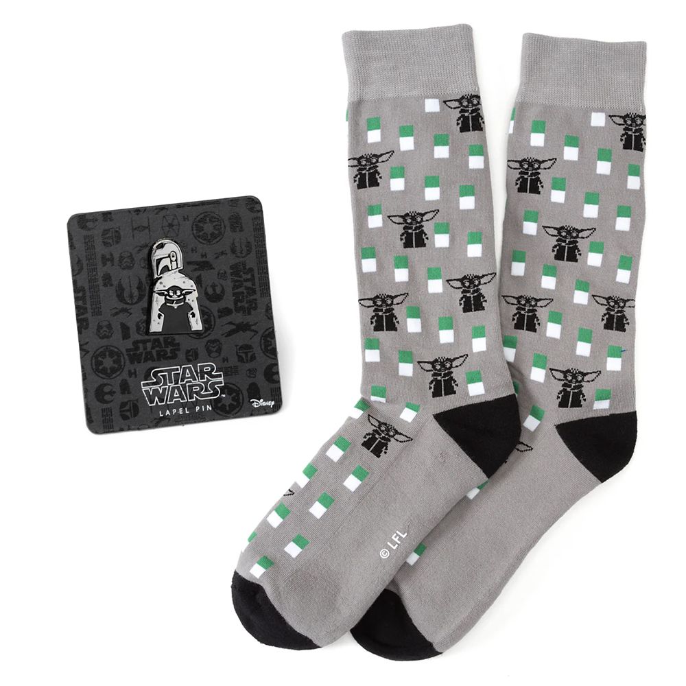 The Mandalorian Child Gray Socks Gift Set for Adults – Star Wars: The Mandalorian
