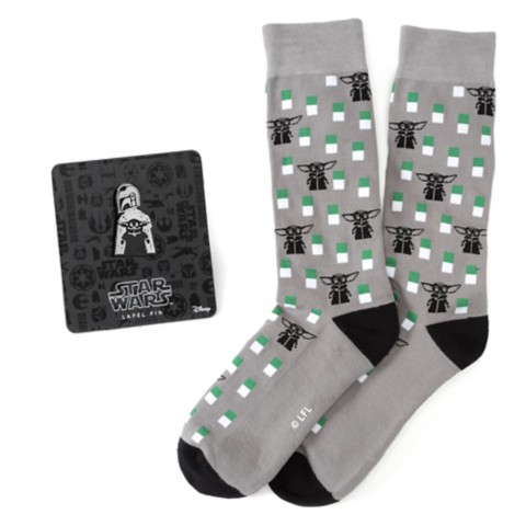 Носки Disney The Mandalorian Child Gray Socks Gift Set for Adults – Star Wars: The Mandalorian