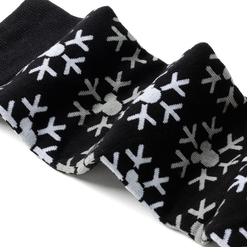 Mickey Mouse Icon Snowflake Socks and Lapel Pin Gift Set
