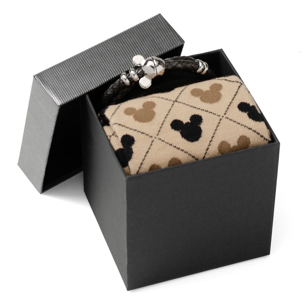 Mickey Mouse Icon Sock and Bracelet Gift Set