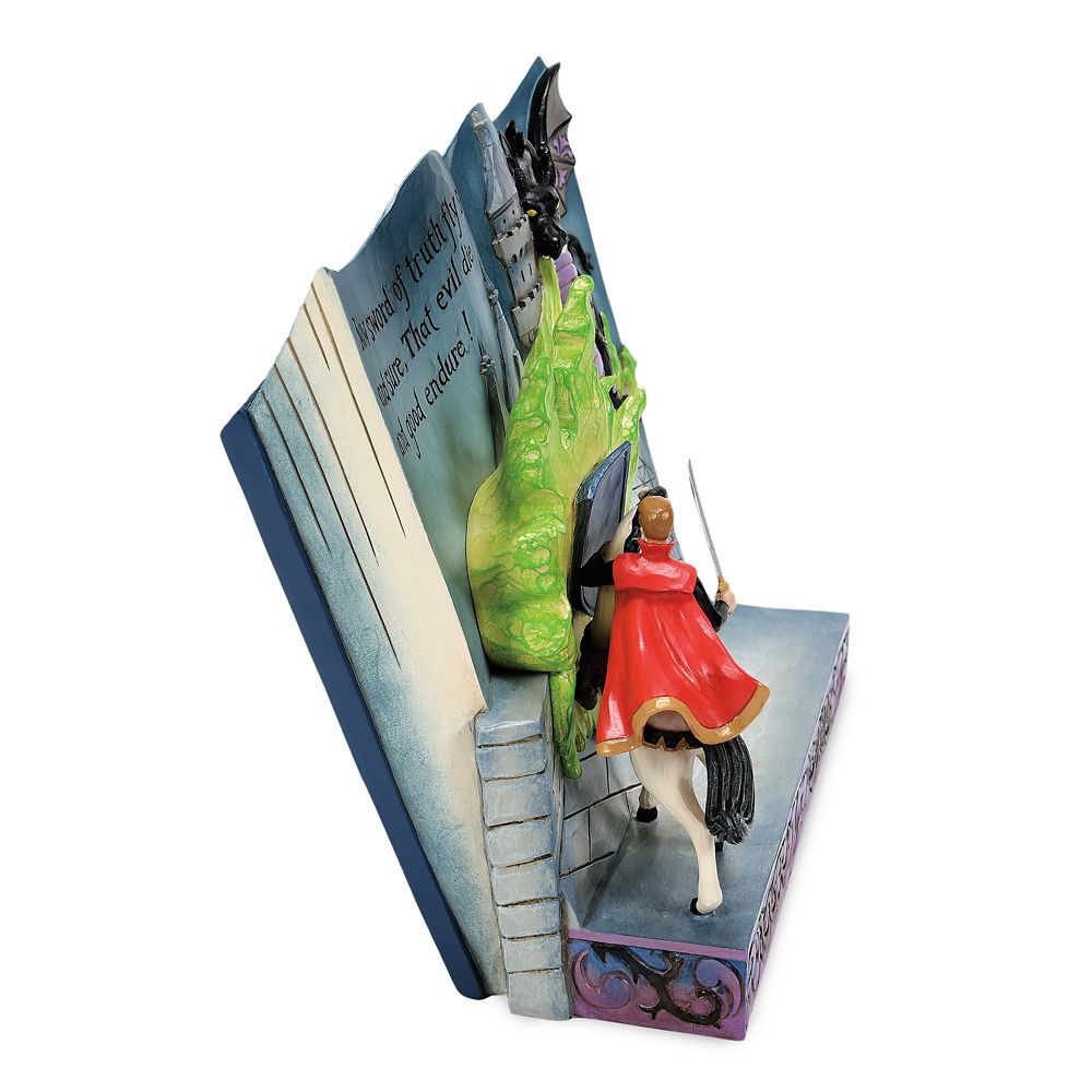 Prince Phillip and Maleficent as Dragon Storybook Figure by Jim Shore &ndash; Sleeping Beauty