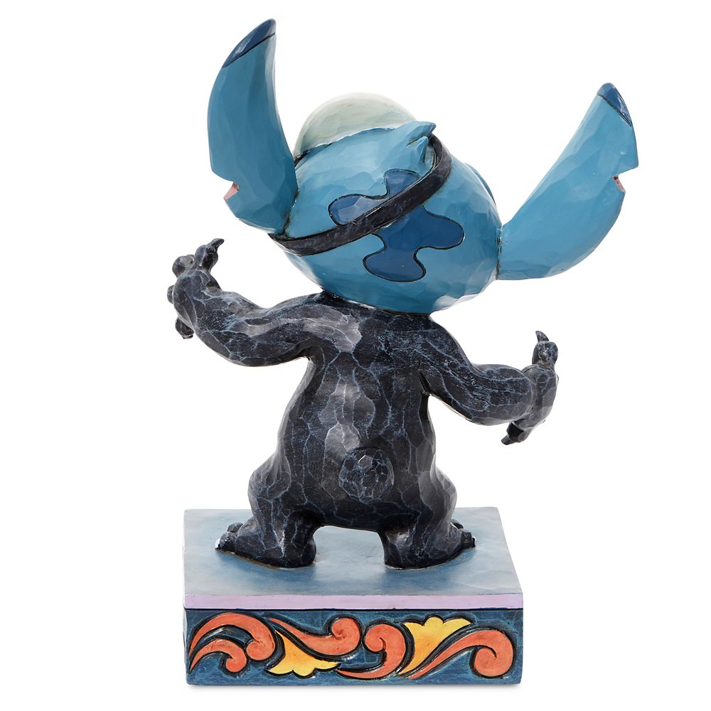 Stitch Skeleton&nbsp;Glow-in-the-Dark Halloween Figure by Jim Shore &ndash; Lilo & Stitch