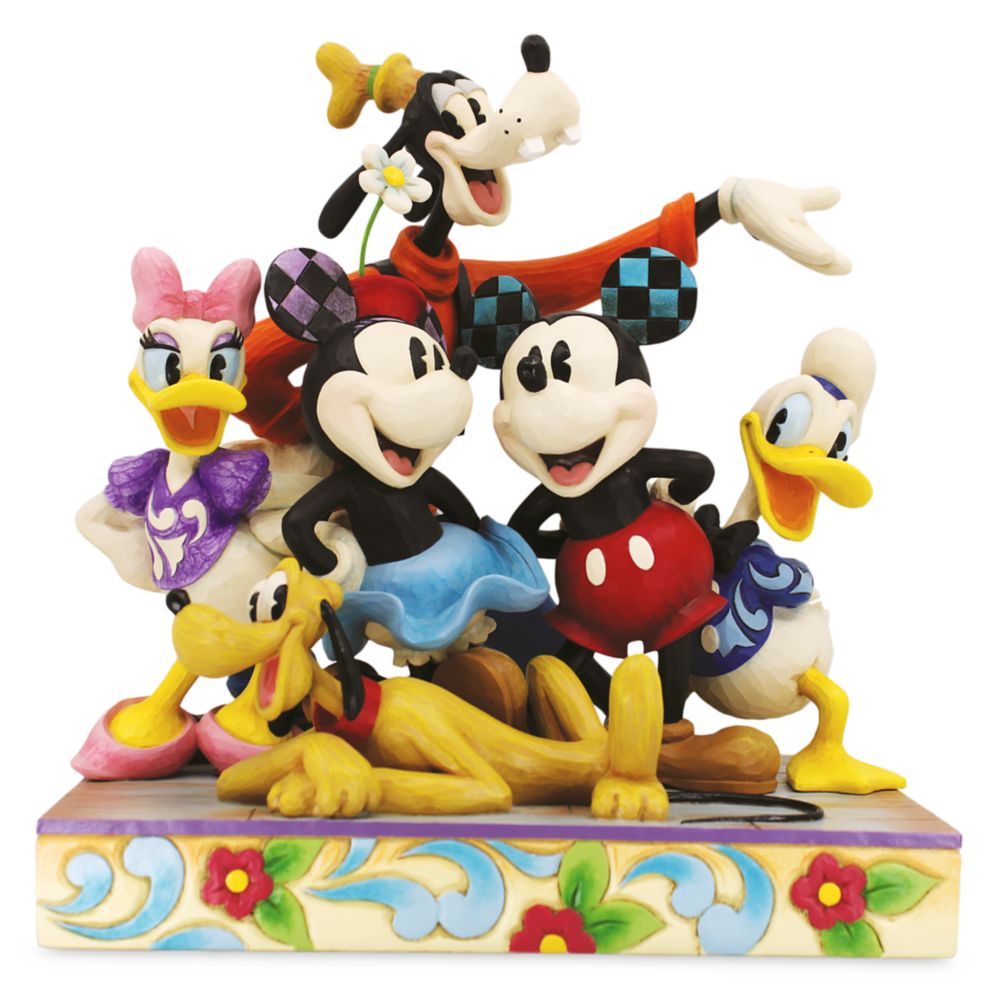 Mickey Mouse and Friends Pals Forever Figure by Jim Shore Official shopDisney